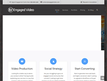 Tablet Screenshot of engagedvideo.com